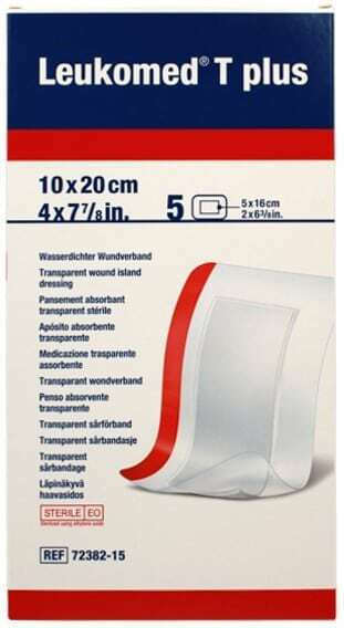 BSN Medical Leukomed T Plus Αποστειρωμένα Αδιάβροχα Επιθέματα 10cmx20cm  5τμχ